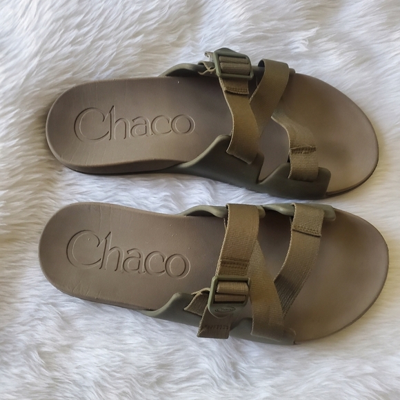 Chaco Mens Chillos Slides, Size 14 - Picture 3 of 6